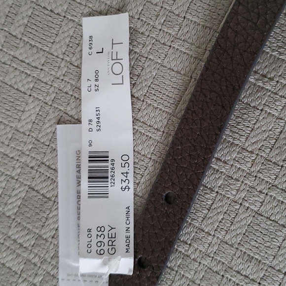 Loft skinny belt, sz. L - Picture 6 of 7